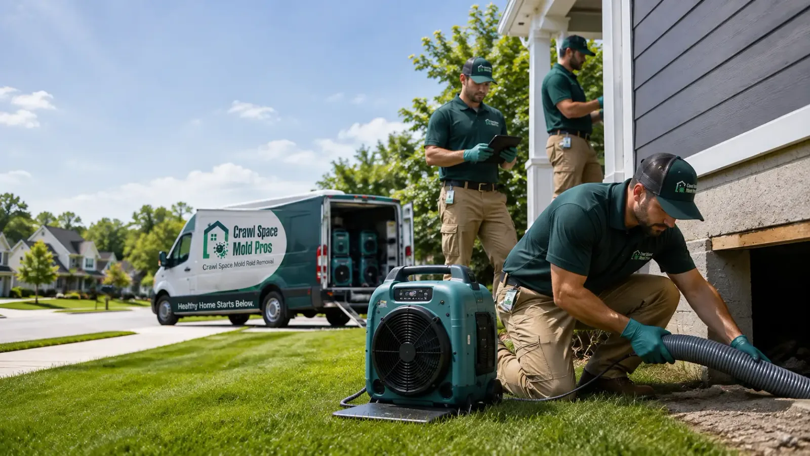 Crawl Space Mold Removal in Hannah, ND